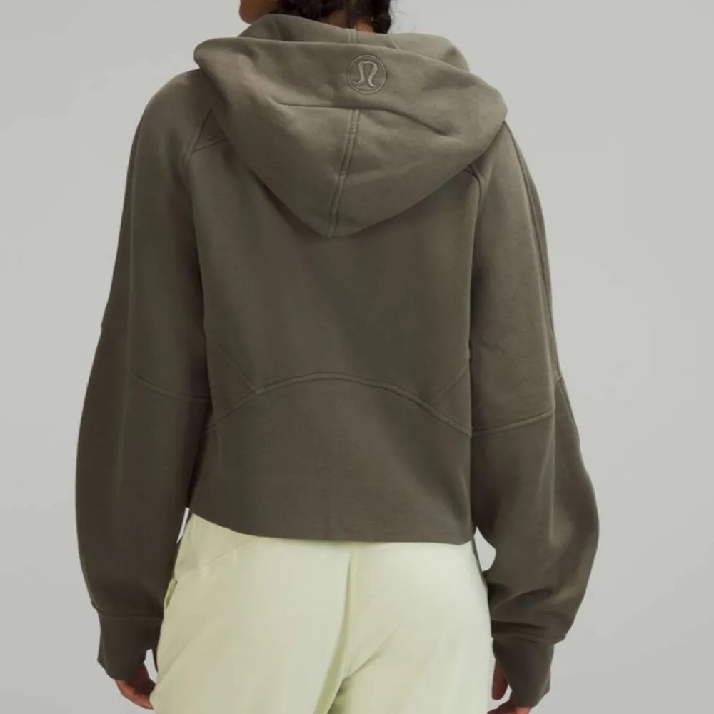 Lululemon Scuba Oversized Full Zip Hoodie Size XS/S - Army Green - Image 3