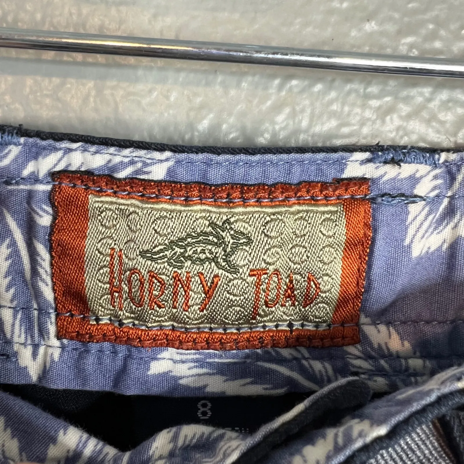 Horny Toad Straight Crop Capri Pants Size 8 Casual Outdoor Navy Blue - Image 2