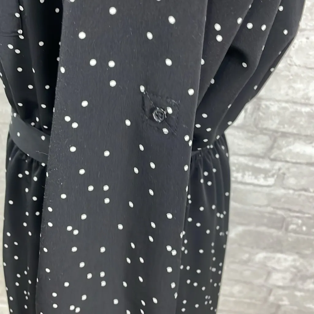 Mossimo Supply Co. Black Dress with White Dots Size M - Image 4