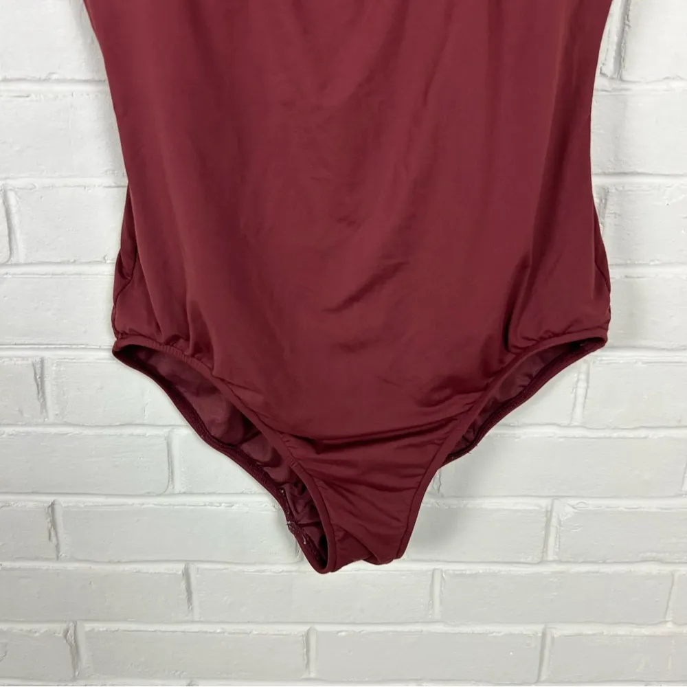 Seafolly Australia Maroon One Piece Active Underwire Swimsuit Size US 10 - Image 6
