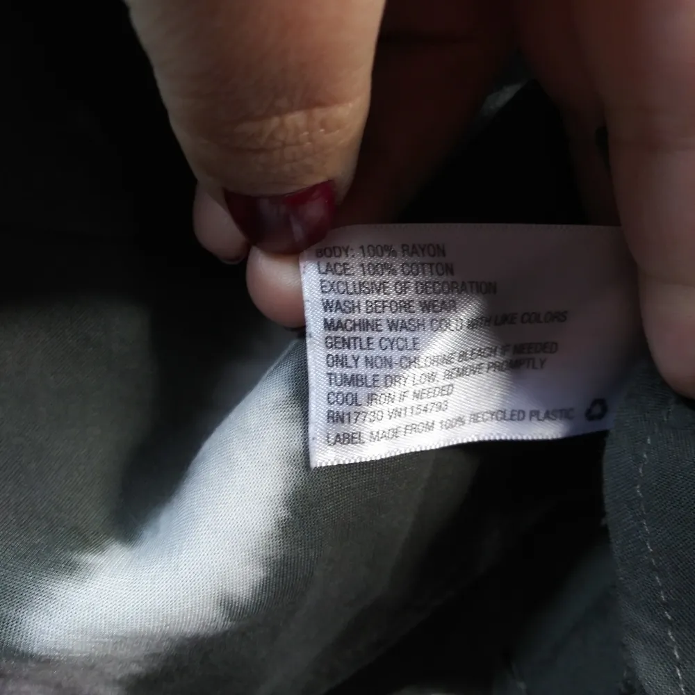 Knox Rose Green Tie Dye Embroidered Boho Over Sized Top Size M - Image 6