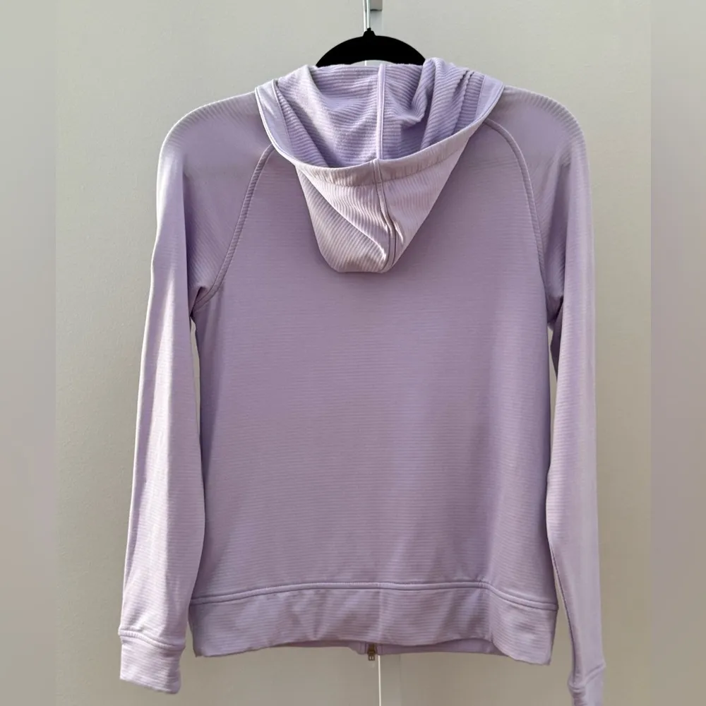 PETER MILLAR Beaumont Full-Zip Hoodie - Garden Violet Size XS - Image 8