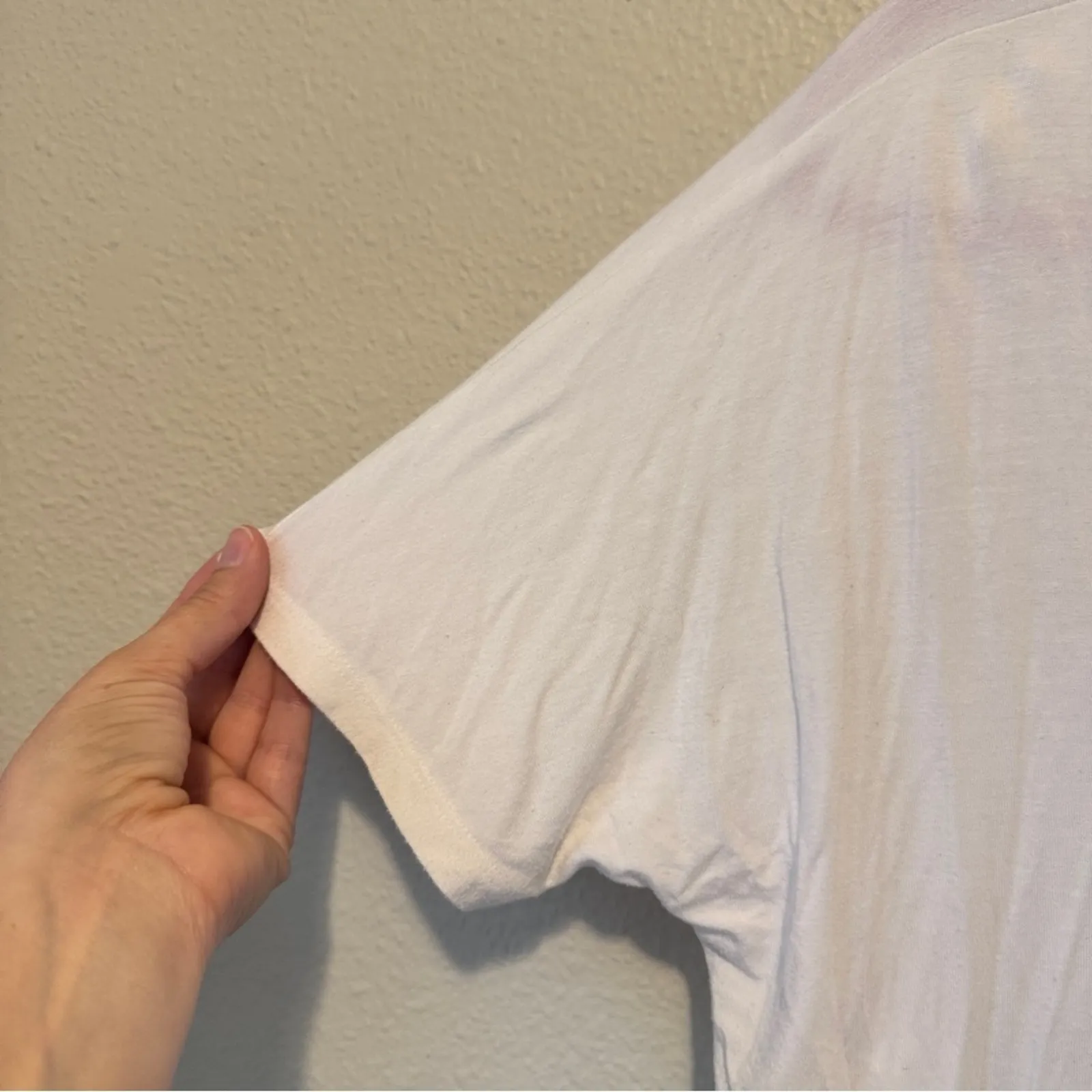 Quince White Scoop Neck Short Sleeve Tee Shirt Women S Casual Basic Closet Stapl - Image 2