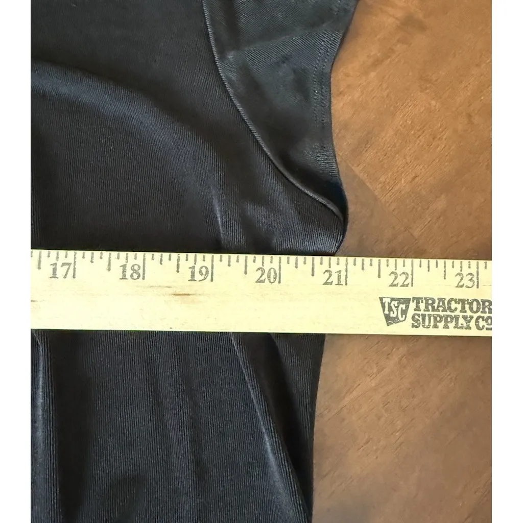 Chicos Travelers‎ 3 US Size XL Black Top Blouse Slinky Classic Career Travel - Image 5