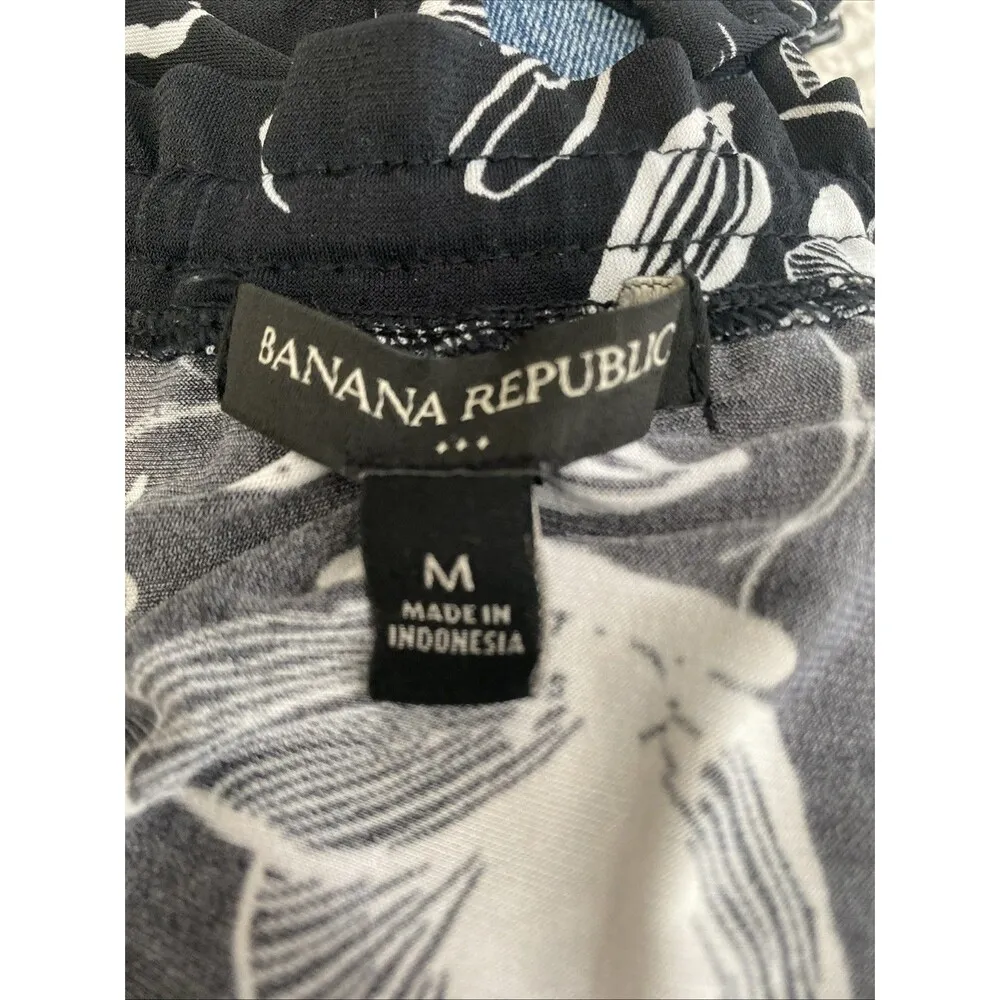 Banana Republic Women’s Floral Print Casual Summer  Dress Size Medium - Image 7