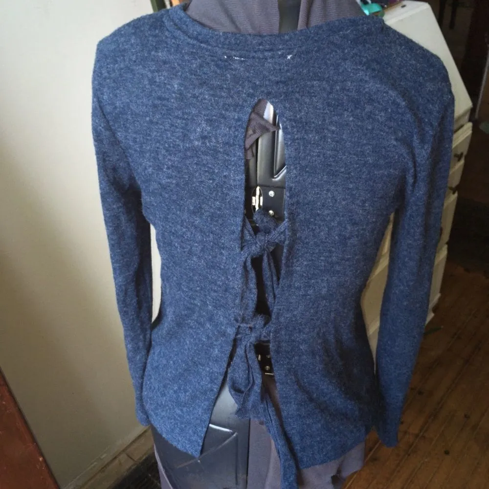 Anthro RD Style open back soft oversized top - Image 2