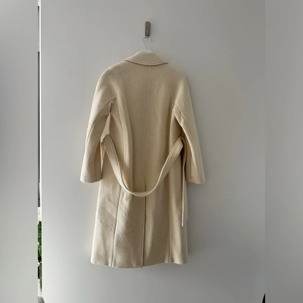 VERONICA BEARD Della Wool Dickey Coat in Ivory XS - Image 12