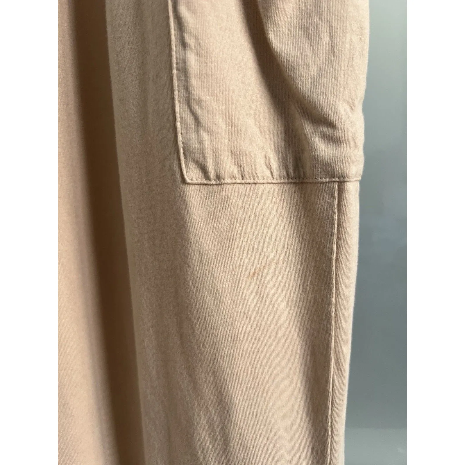 Eberjey Brie Cargo Jumpsuit Antique Rose Size M Cotton Scoop Neck Sleeveless Pink Size M - Image 8