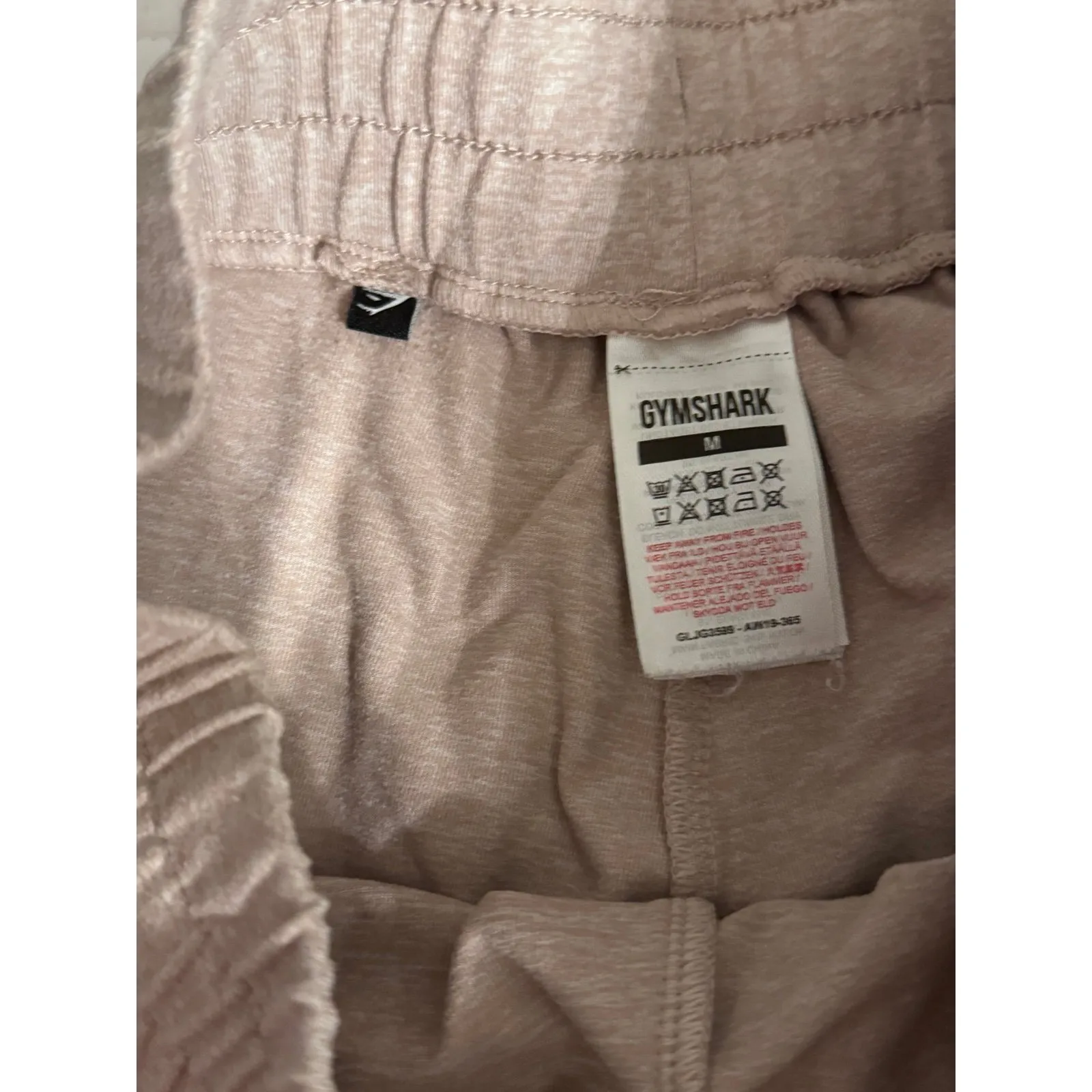 Gymshark Women's Size Medium Pink High Rise Leg Jogger Pants‎ - Image 3