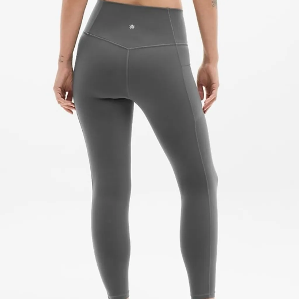 Athleta Salutation Stash High Rise 7/8 Legging – Shadow Grey – Size 2X – NWT - Image 4