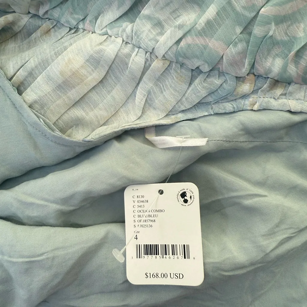 Free People Heart To Heart Flowy Midi Dress NWT size 4‎ - Image 7