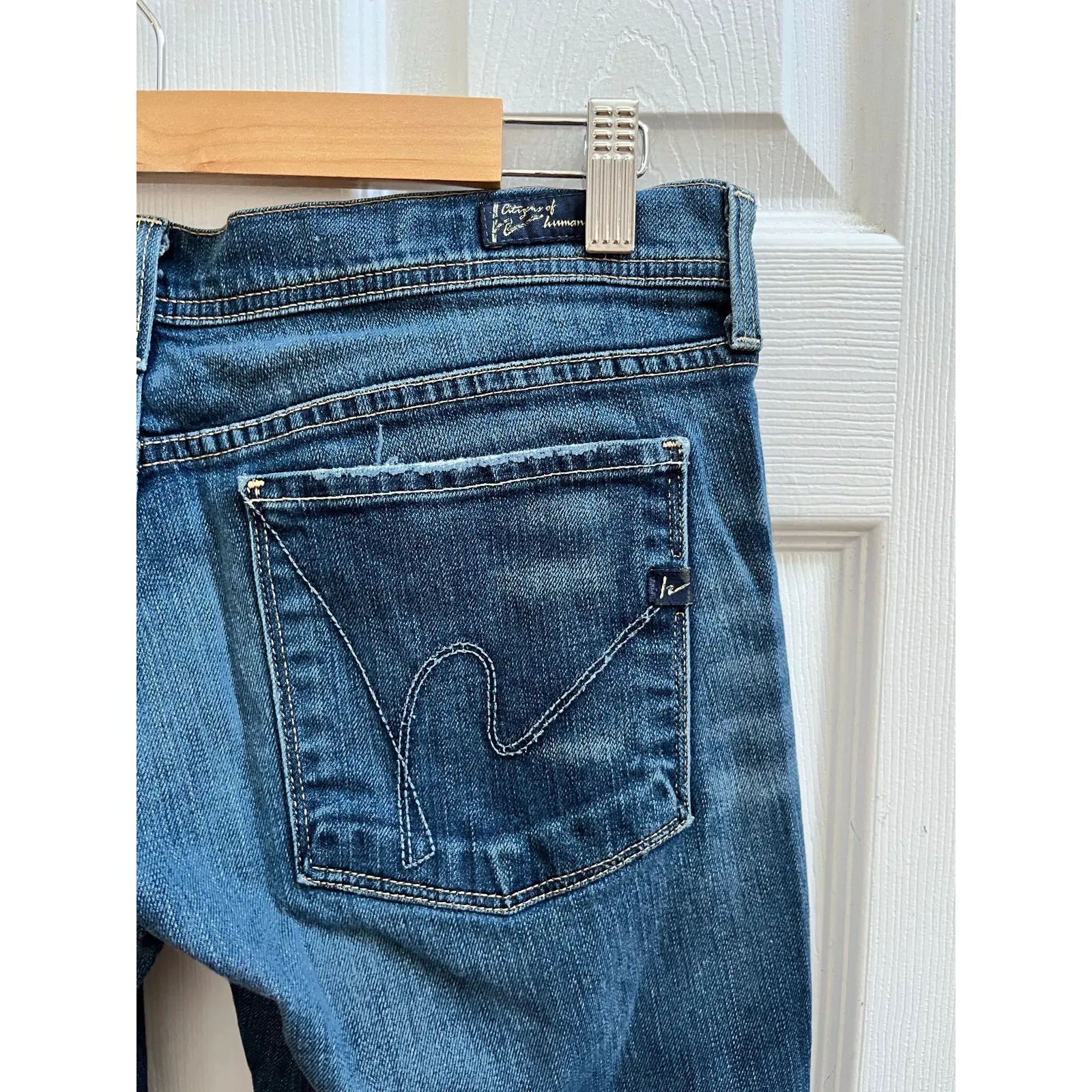 Y2K Citizens of Humanity x Jerome Dahan Ingrid Low Rise Flare Jeans Size 31 USA - Image 6