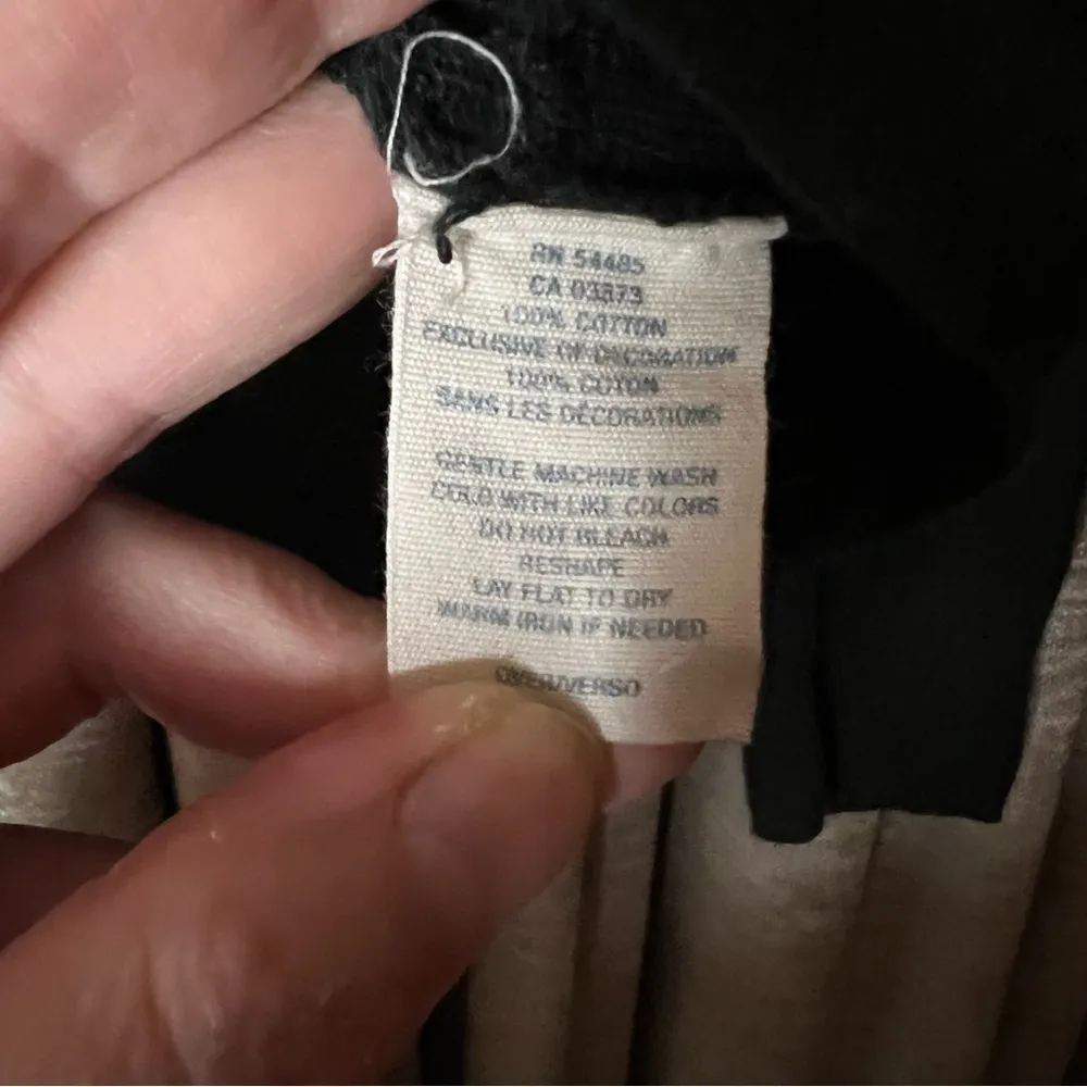 Y2K American Eagle Black V Neck Lightweight Cardigan Size Medium - Image 10