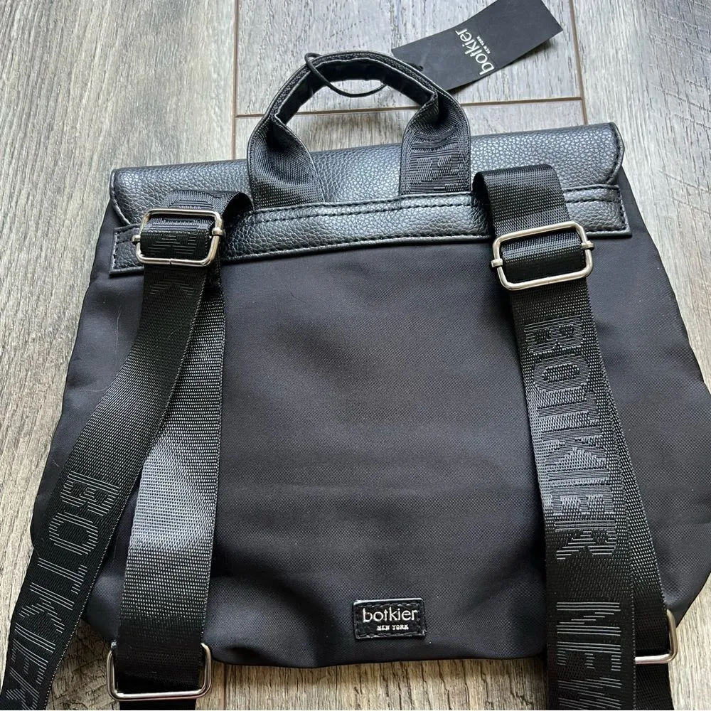 Botkier New York Trigger Mini Backpack NWT Black Nylon Bag - Image 11