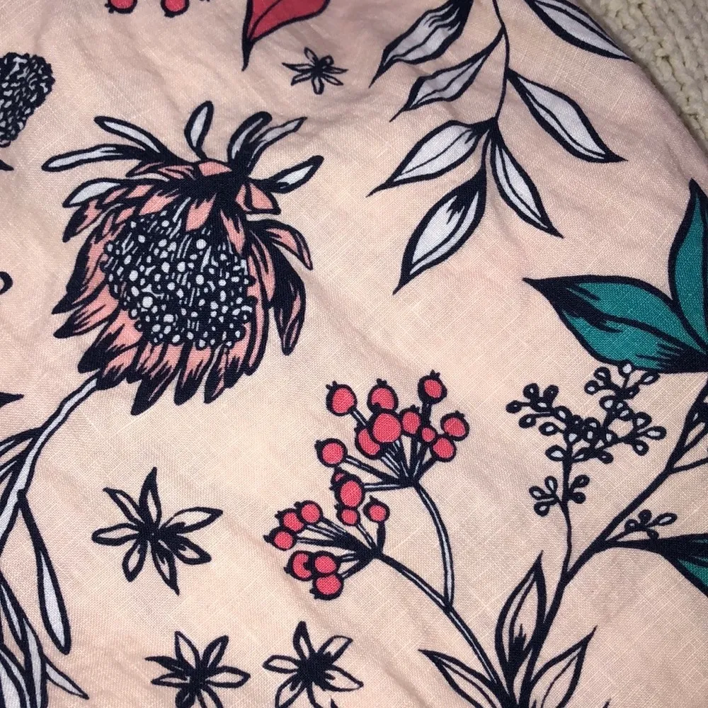 RACHEL Ashwell medium linen floral shift dress - Image 9