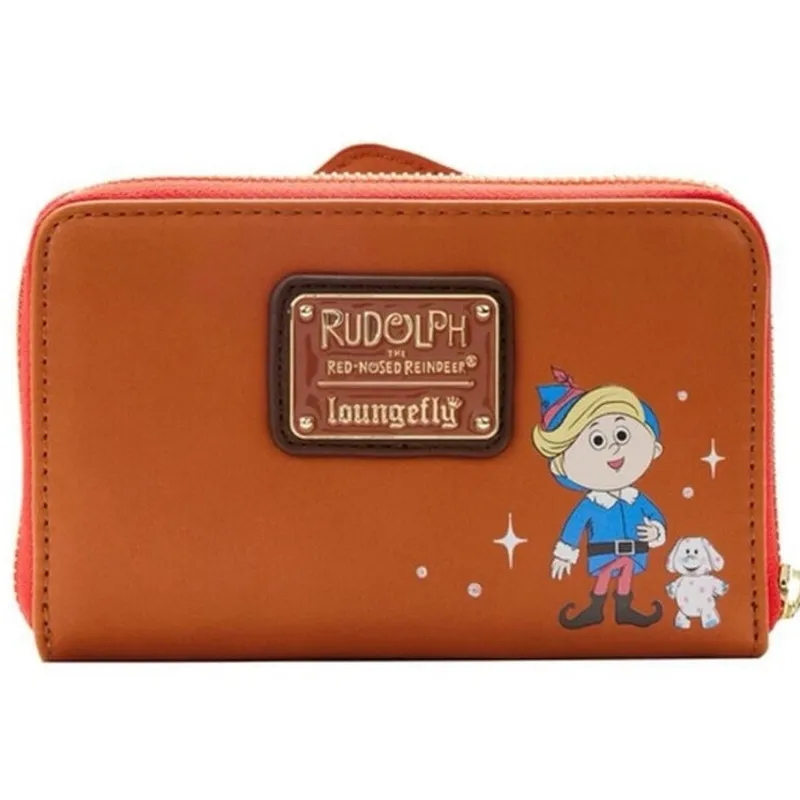 NWT Loungefly Rudolph The Red-Nosed Reindeer And Santa Cosplay Christmas Wallet - Image 6
