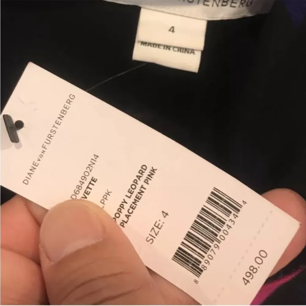 EUC Diane Von Furstenberg Yvette Silk Blend Dress Size 4 Retail $498.00 - Image 13