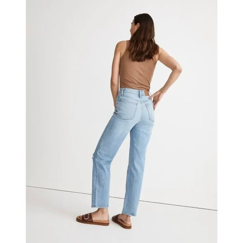 Madewell The Perfect Vintage Straight 90's Jean in Westanna Wash Size 25 NWT - Image 3