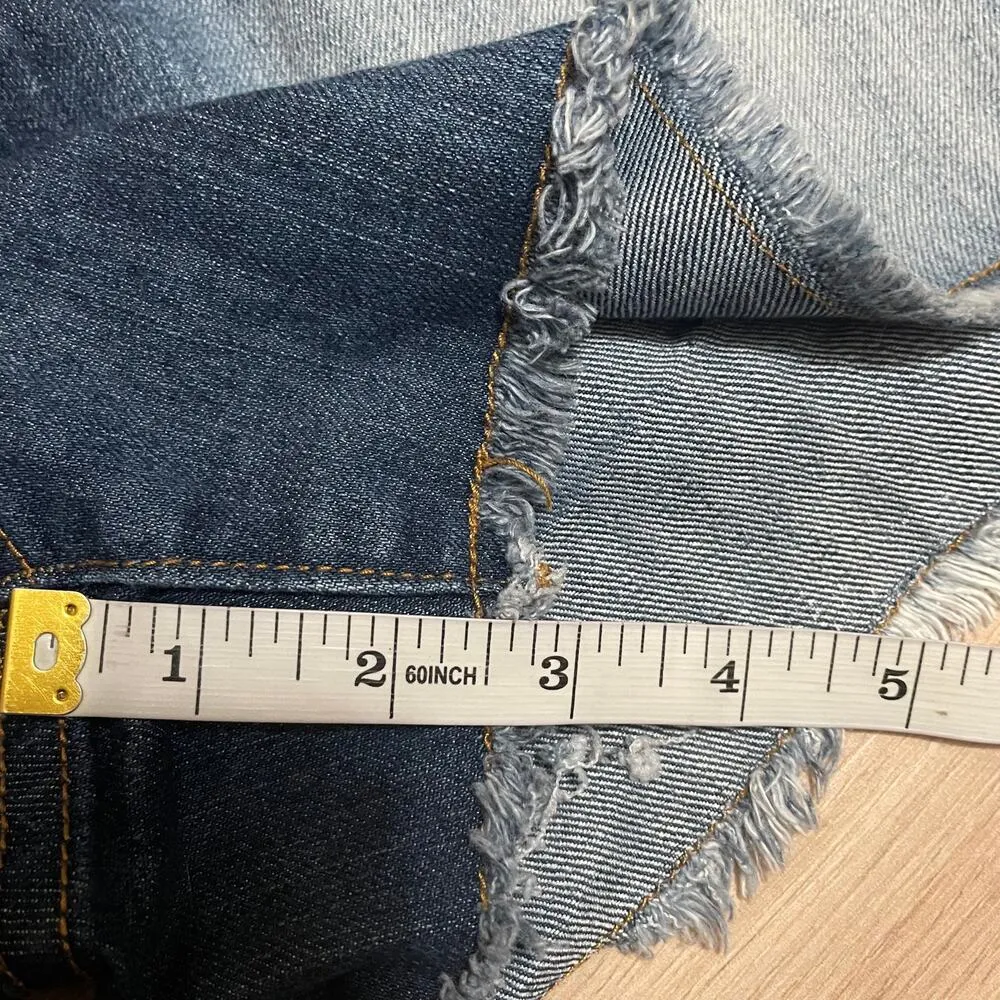 Allen B by Allen Schwartz Denim Shorts Womens Size 12 Blue - Image 6