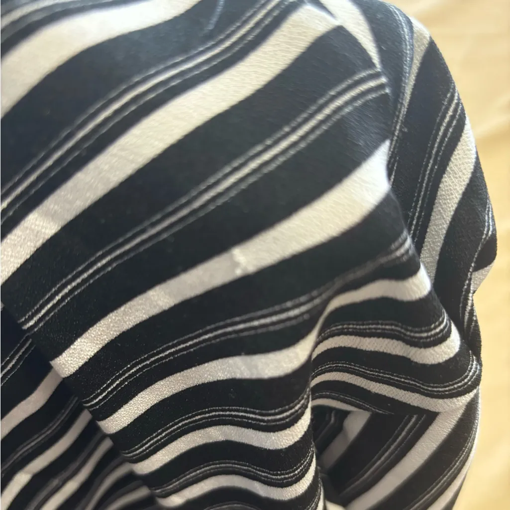 Candies Black & White Striped Knee-Length‎ Dress - Image 16