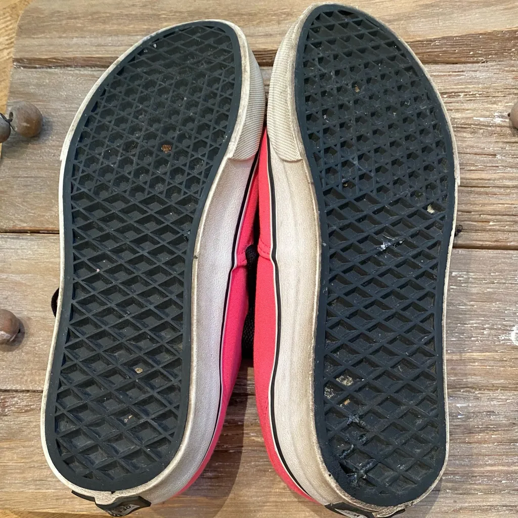 Vans Men’s 6.5/Women’s 8 Hot Pink Low Rise‎ Sneakers - Image 6