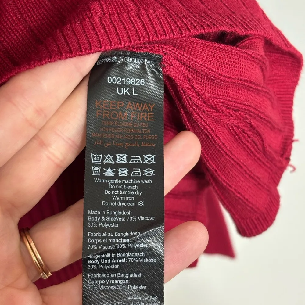 NWT City Chic Isabella Jumper in Cherry - Size L (20) - Image 6