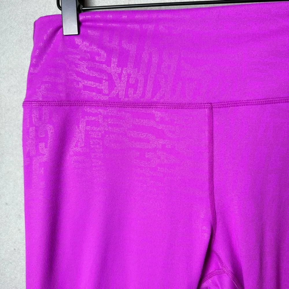 Fabletics Women's PowerHold High-Waisted 7/8 Legging in Kick Butt Fiesta Purple - Image 3