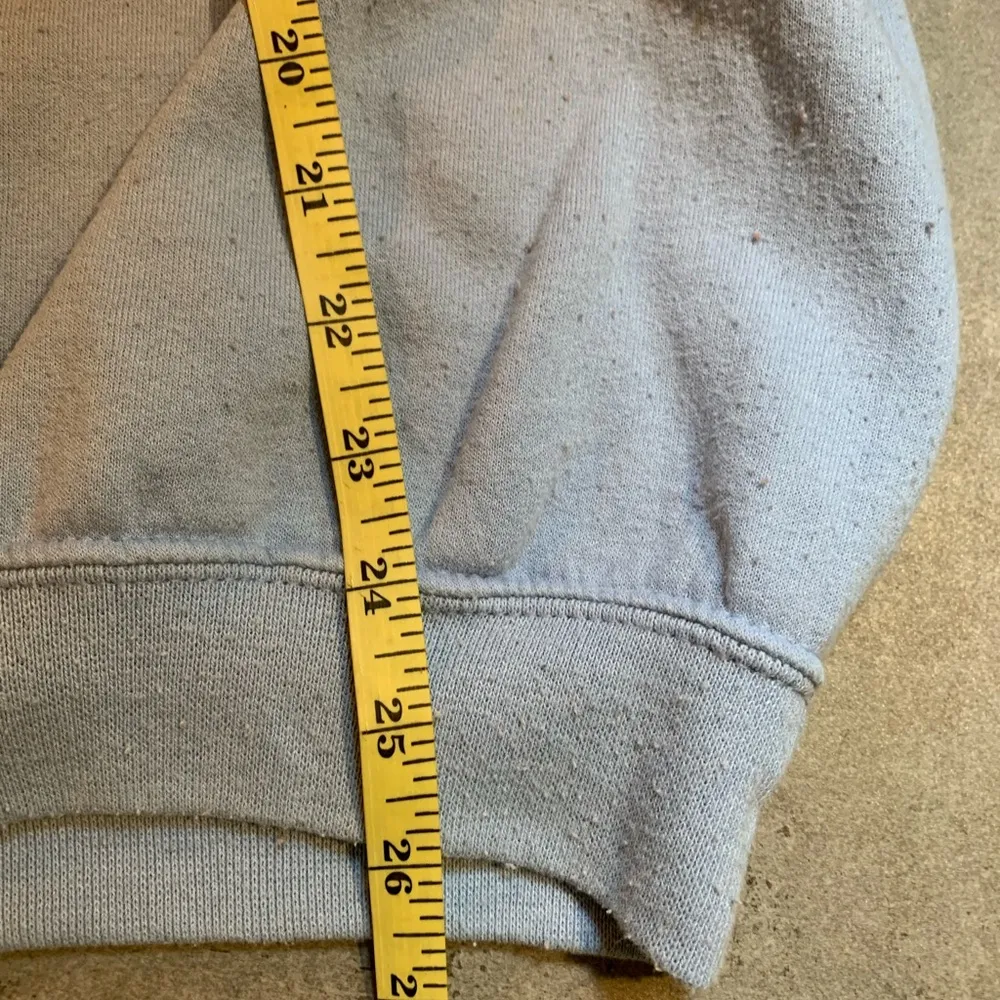 Vintage Jerzees Blue Sweatshirt Womens Butterflies Honduras Size L Large - Image 8