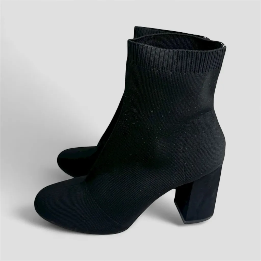 MIA Erika Fly Stretch Bootie Dress Boot Black 7.5 - Image 3