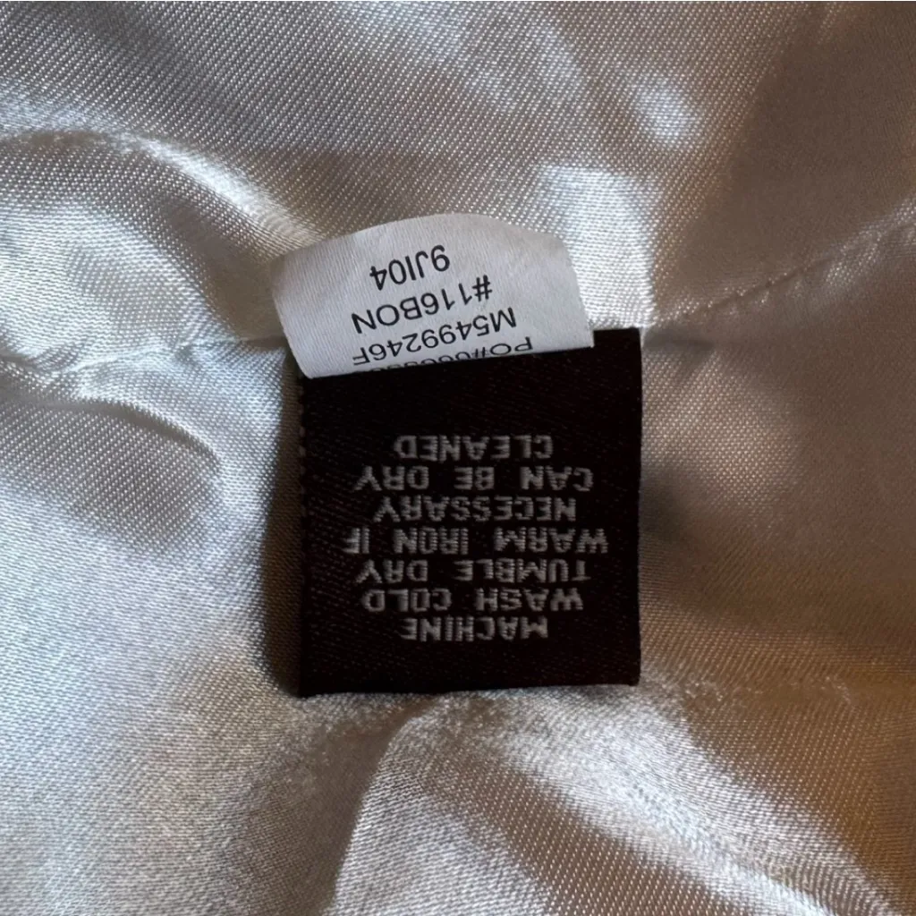 Fever Faux Fur Jacket Gray Plush Textured Coat Women’s Small Holiday Party Glam - Image 11