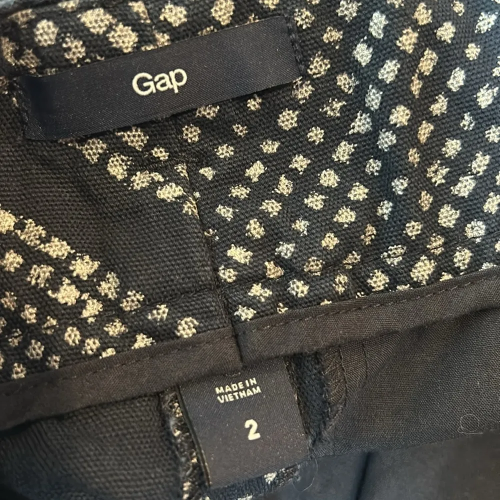 GAP navy and silver cotton skirt - Image 5