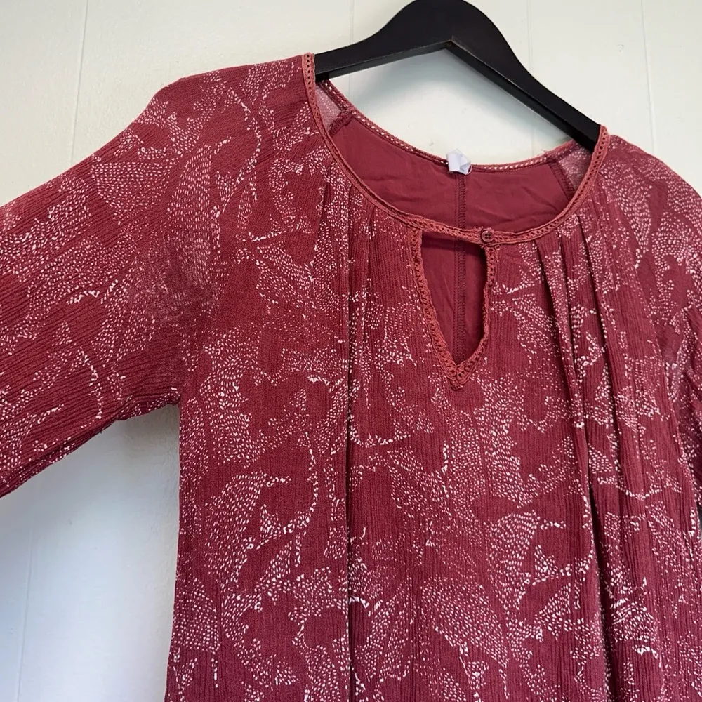 GENTLE FAWN Sonnet Henna Floral Tunic Boho Dress - Image 3