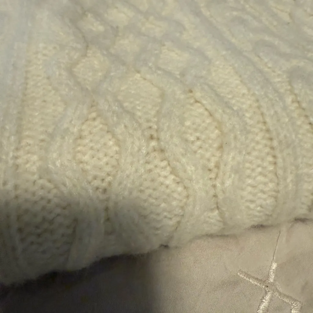 NEW Favorite Daughter Cream Cable Knit Pencil Skirt size XL - Image 12