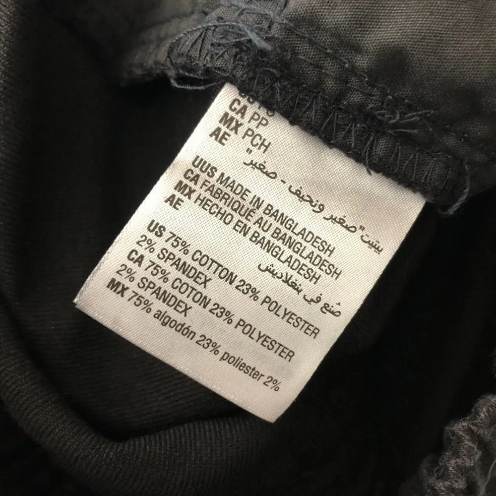 Karen Scott Womens Skinny Jeans Pull On Stretch Pockets Black PS Petite - Image 4