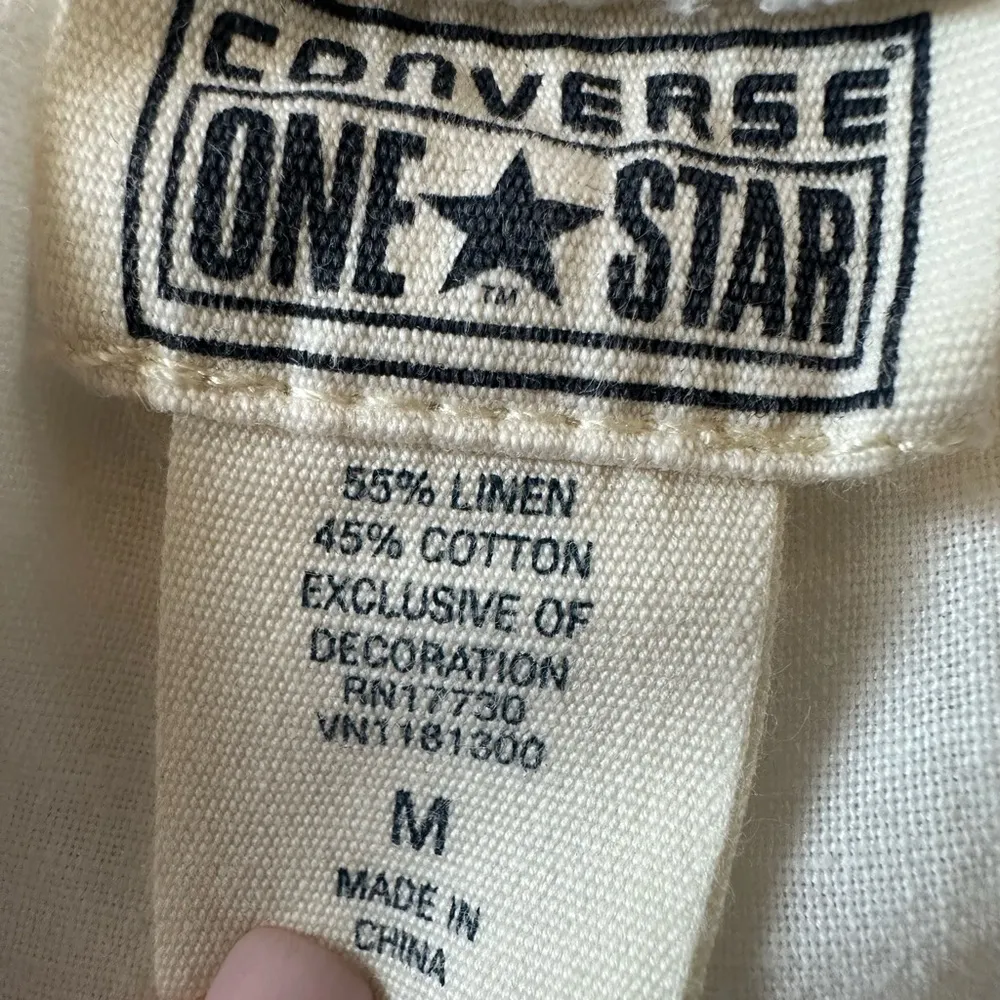 Converse Women’s Medium Linen white utility pants - Image 6