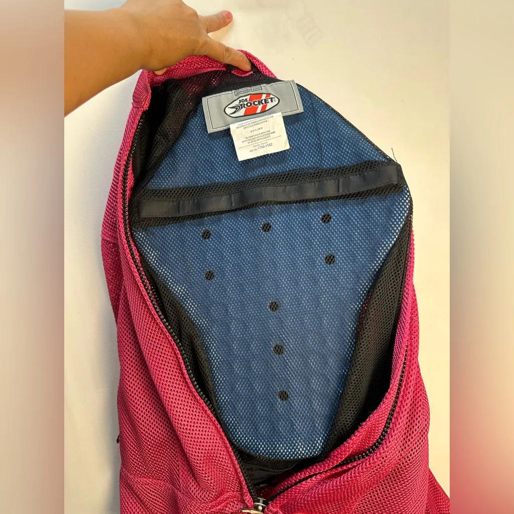 Joe Rocket Vibrant Pink Motorcycle Jacket Women Medium - Image 12