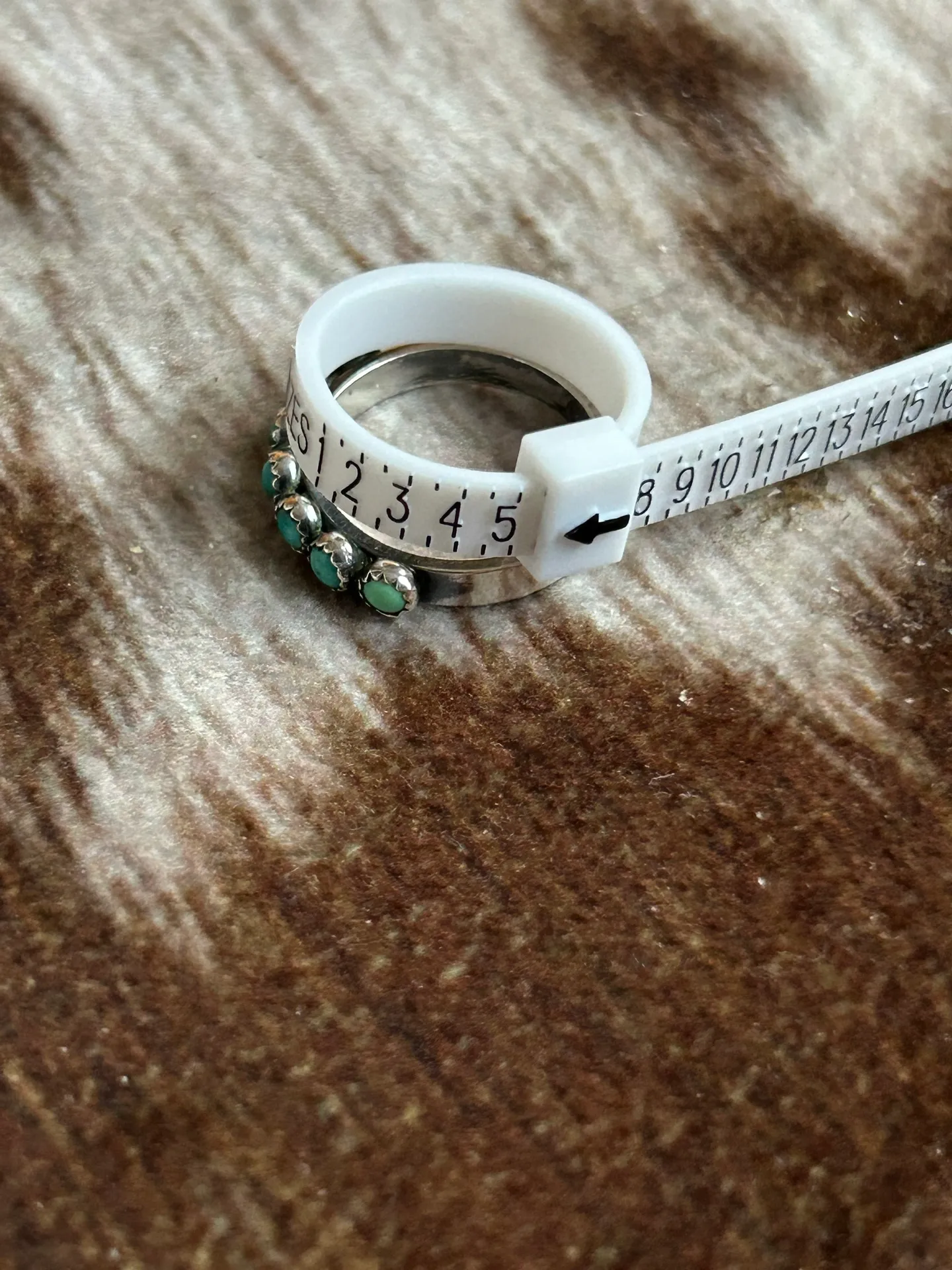 Turquoise Stones Ring Blue - Image 6