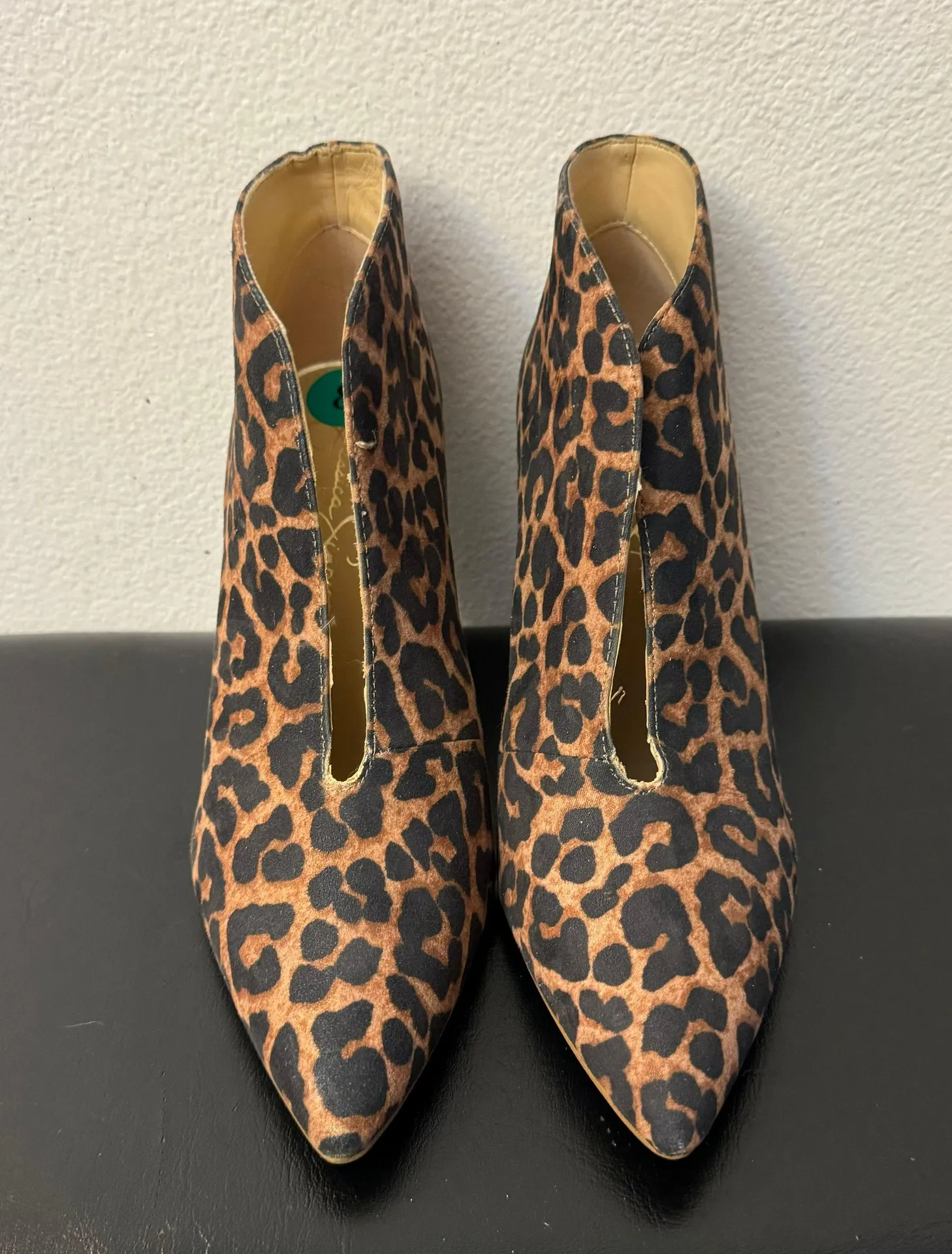 New  JP.Taveli Ankle Bootie Women's Leopard print high Heel shoes - Image 2