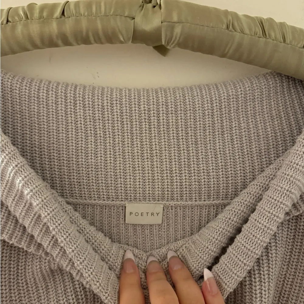 Poetry brand off the shoulder slouchy sweater size US 12 - Image 4