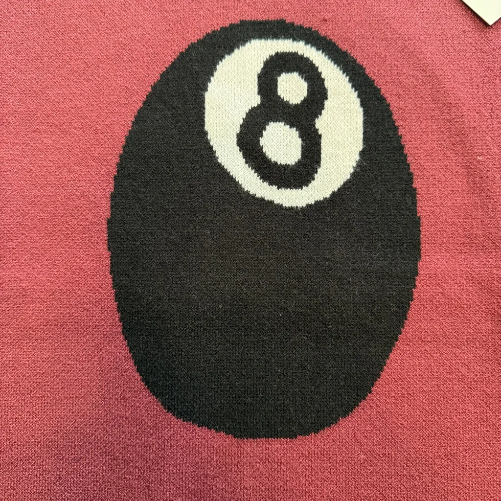 Vigoss Women's Maroon 8-Ball Sweater Vest Large NWT - Image 2