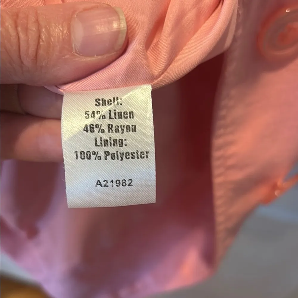 Appleseed's Soft Pink Blazer Women’s Size 18 Petite | Plus Size - Image 4