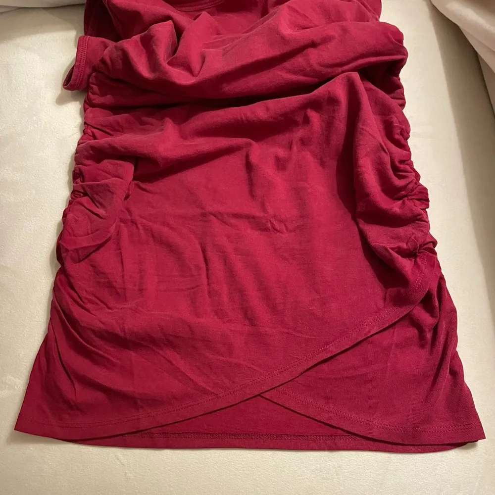 NWT L Space Wildwood Mini Dress Ruching at sides Color Cab Red Size S/P - Image 10