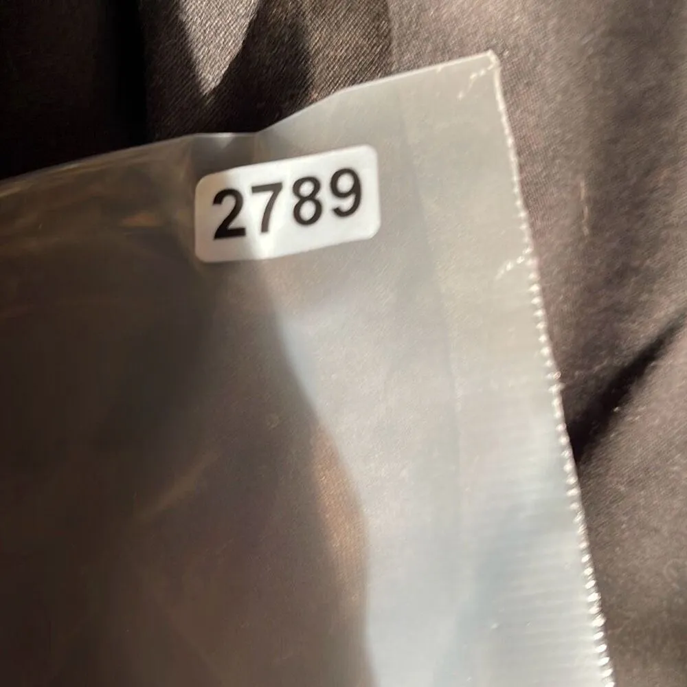 Requirements size 22 jet black cropped pants with beaded trim - Image 5