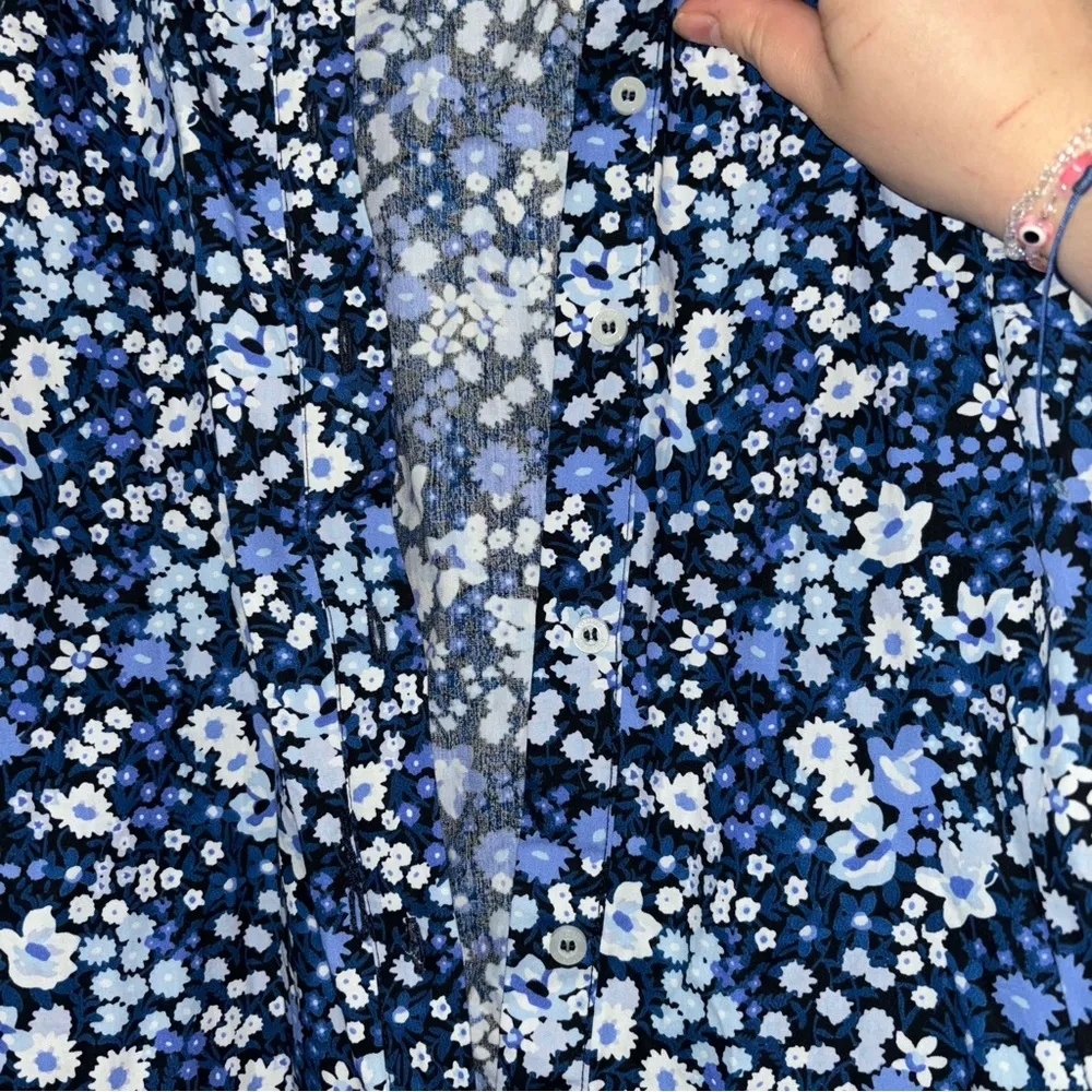 Tommy Hilfiger Blue Floral Dress - Image 3