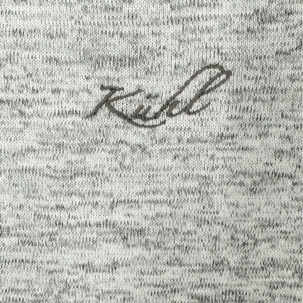 KUHL Lea Heathered Ash Gray Knit Long Sleeve Dress Size Small - Image 7