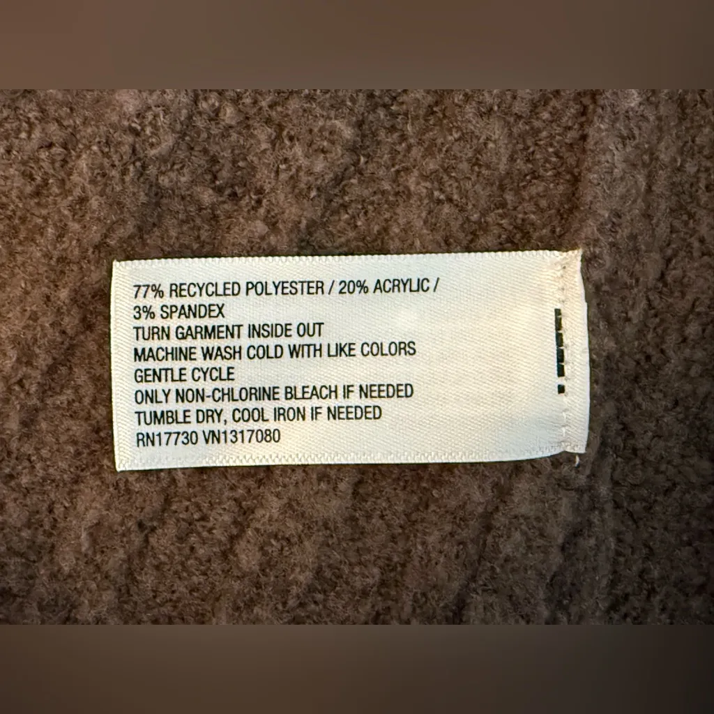 Women’s Ava & Viv Brown Knit Fabric  Sweater - Image 6