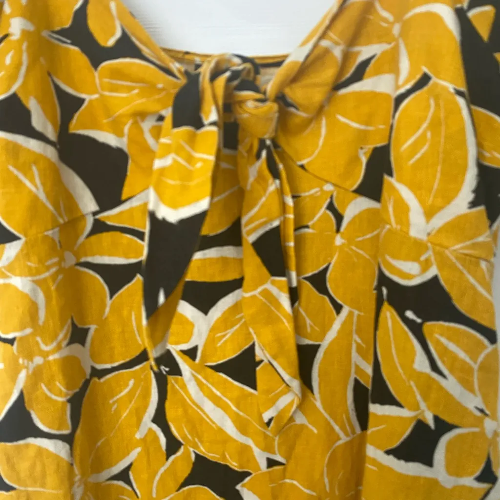 Who What Wear Women Large Floral Puff Mini Dress Romantic Resort - Image 3