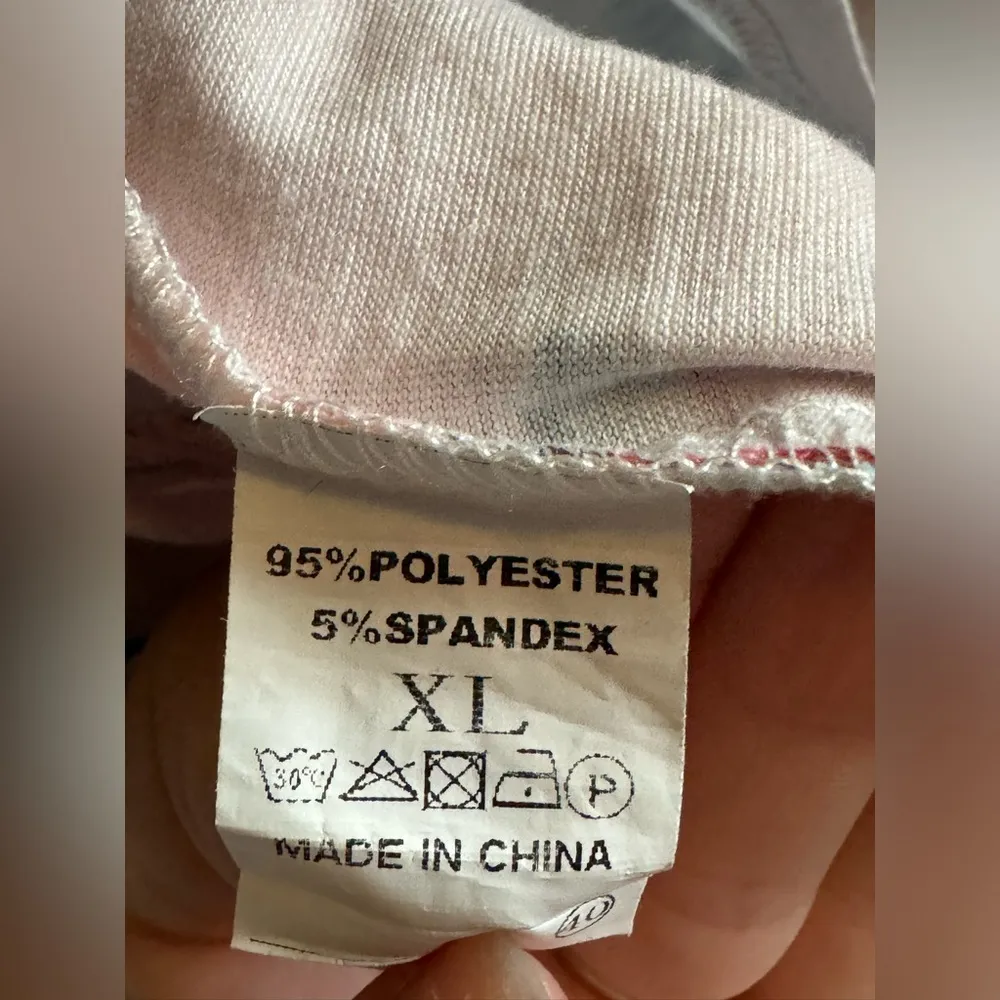 I Hippie Chic Shirt Women's XL Gray Floral Neck Short Sleeve Tie shirt - Image 6