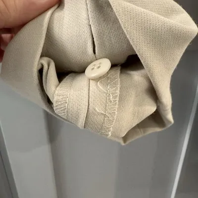 MM Lafleur The Foster Cigarette Pant-PowerStretch Bone Adjustable Hem Size‎ 2 - Image 3