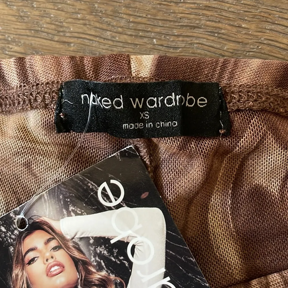 NAKED WARDROBE MESH LEGGING NWT SIZE XS - Image 9